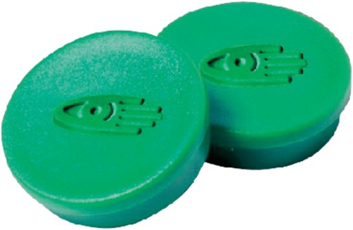 Magneet Legamaster 30mm 850gr groen 10 stuks