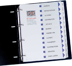 Tabbladen A4 11-gaats