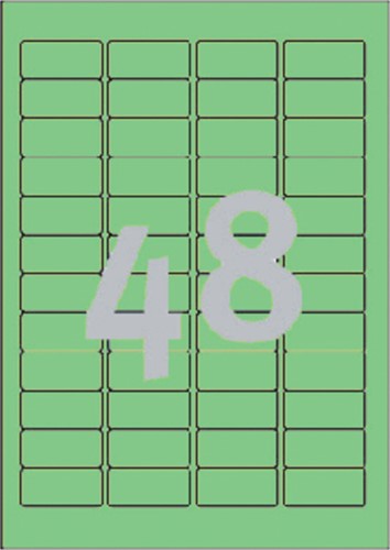 Etiket Avery L6040-20 45.7x21.2mm groen 960 stuks-2