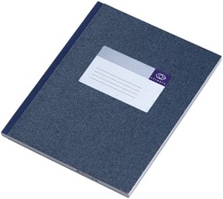 Notitieboek Djois Atlanta gelijmd 210x165 128blz lijn blauw