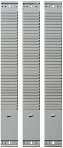 Planbordelement Djois formaat 3 77mm 50 sleuven grijs