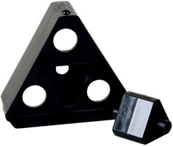 Plakbandhouderkern KW-trio voor 33m en 66m zwart