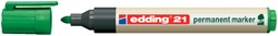 Viltstift edding 21 EcoLine rond groen 1.5-3mm