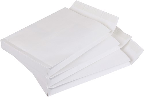 Envelop Quantore monsterzak 262x371x38mm zelfklevend wit 10 stuks-1