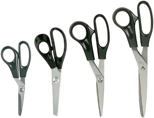 Schaar Quantore 140mm +plastic handvat zwart-2