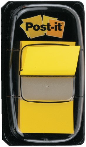 Indextabs Post-it 680 25.4x43.2mm geel 50 tabs