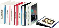 Presentatieringband Esselte Essentials A4 panorama 23-rings O-mechaniek 44mm zwart