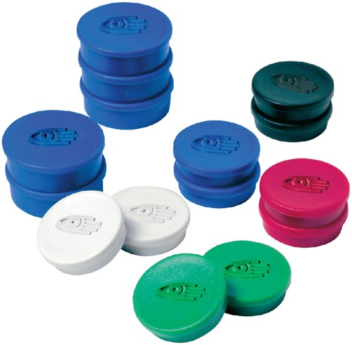 Magneet Legamaster 30mm 850gr groen 10 stuks-2