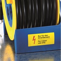 Etiket Herma 8031 Signaal Slijtvast 63.5x29.6mm Geel Mat-2