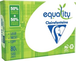 Clairefontaine Equality gerecycled wit A4 papier 80 gr. pakj 500 vel