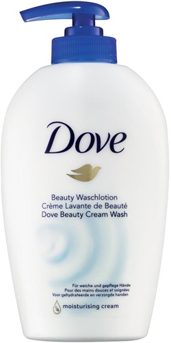 Dove cream wash pomp 0,25ltr ds 6 stuks