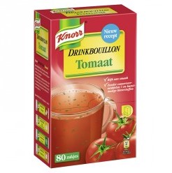 knorr drinkbouillon tomaat pak 80  stuks