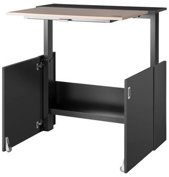 HomeFit thuiswerkplek zwart eiken-3