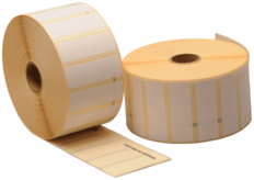 Zebra labeletiket 880262-075 57x19mm 25mm wit 